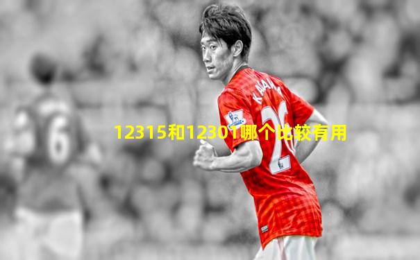 12315和12301哪个比较有用