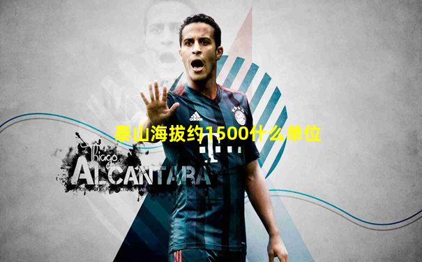 泰山海拔约1500什么单位